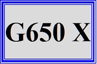 für G 650 X
