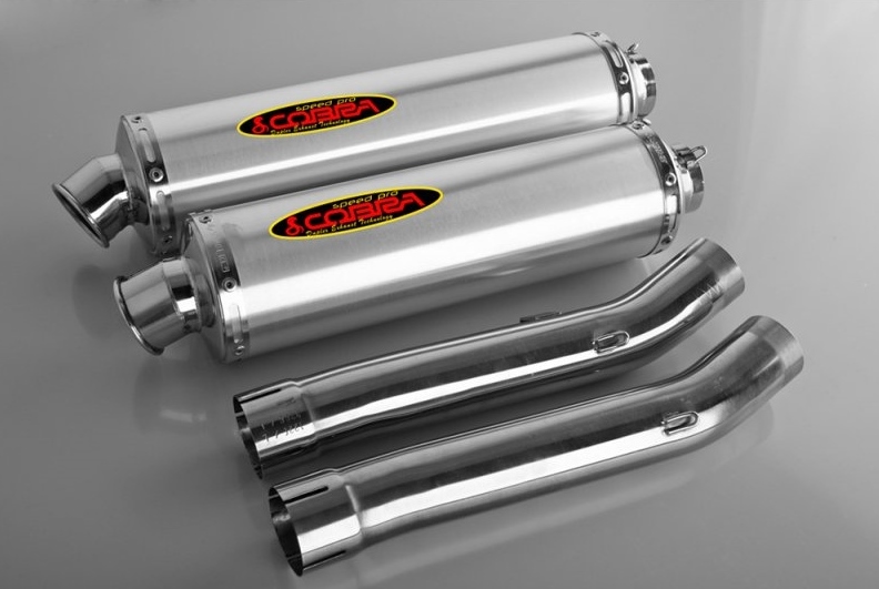 Slip on , Cobra C4 Edelstahl gebuerstet